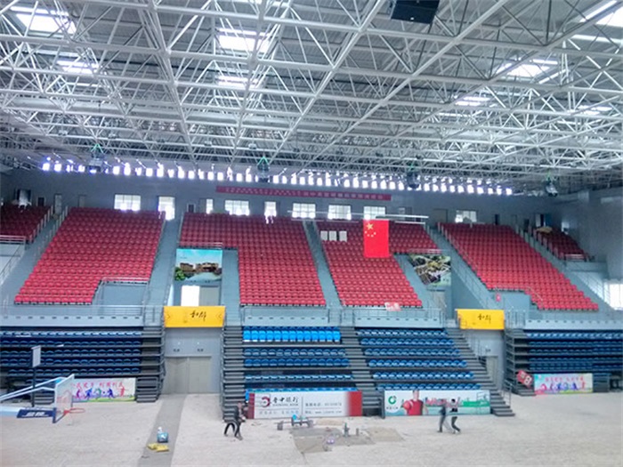 安达电厂体育馆网架加工